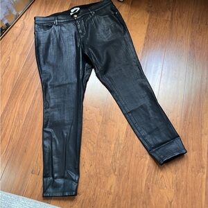 NWT Loft Plus Size 18 Shimmer slim pocket skinny jeans in Black